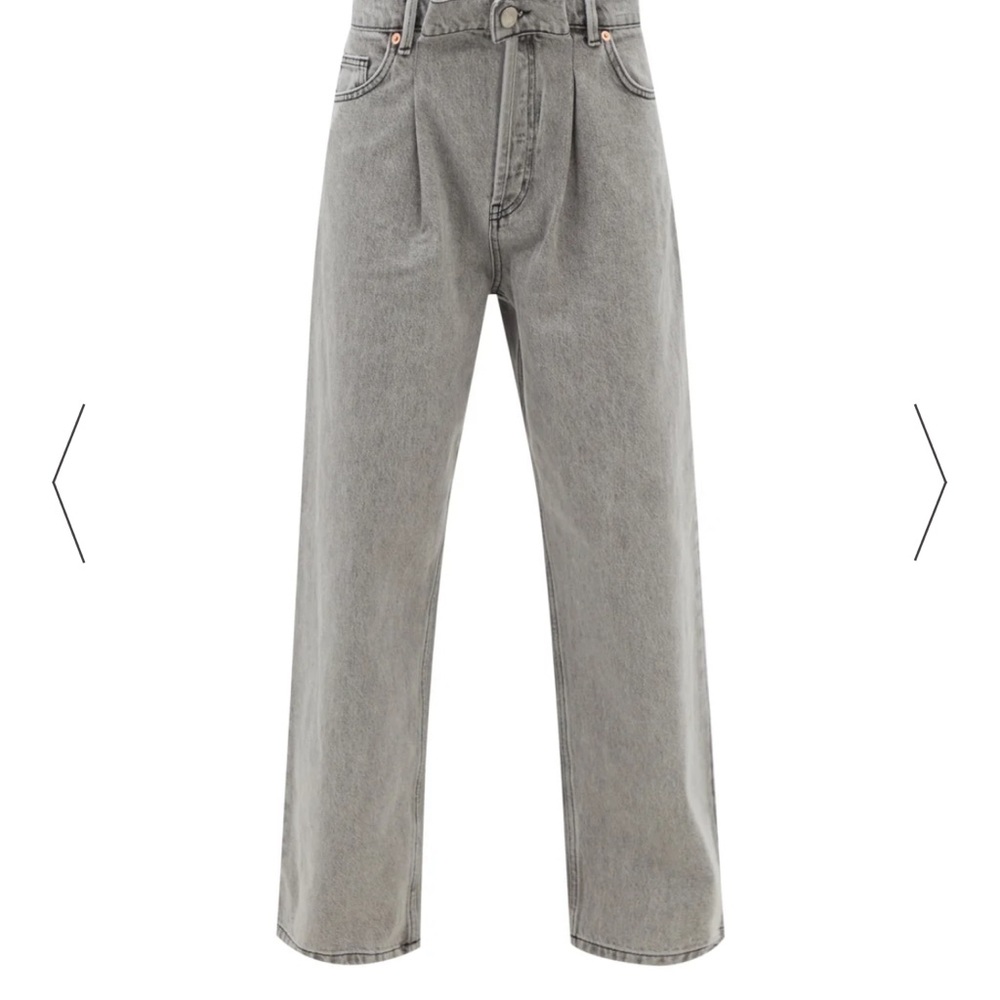 RAEY baggy fold jeans